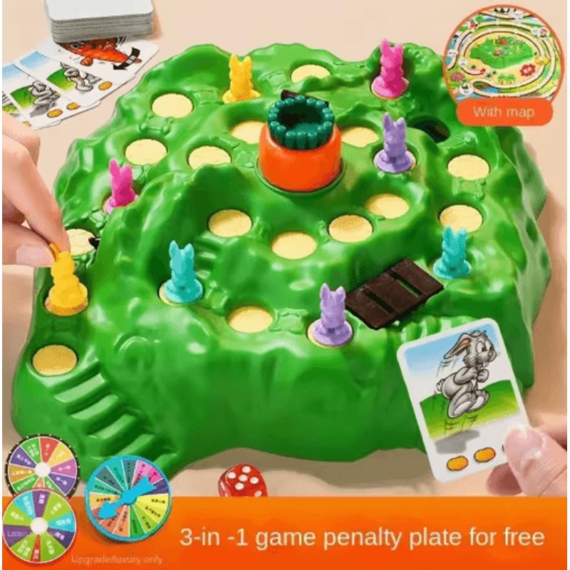 Rabbit Trap Challenge Board Game For Kids Multiplayer Puzzle Racing Desktop Game 0