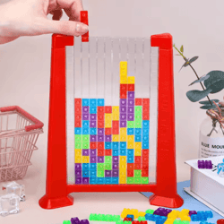 tetris style intelligent building blocks puzzle tabletop brain game for kids