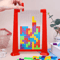 Tetris Style Intelligent Building Blocks Puzzle Tabletop Brain Game For Kids 0