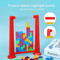 Tetris Style Intelligent Building Blocks Puzzle Tabletop Brain Game For Kids 1