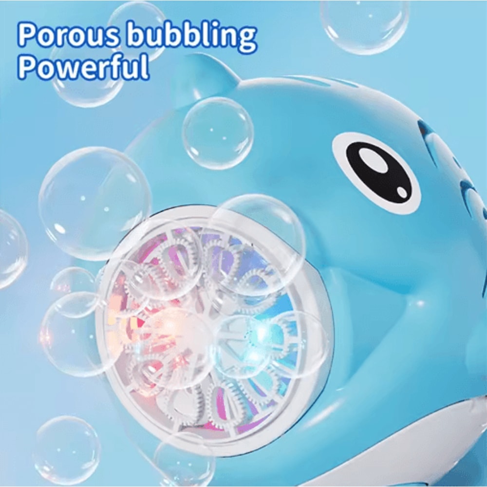 10 Hole Whale Bubble Gun For Kids Fully Automatic Outdoor Bubble Toy No Battery Required 4