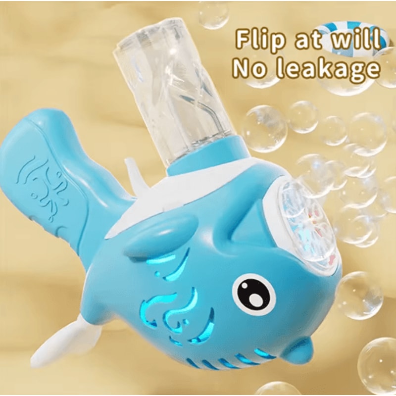 10 Hole Whale Bubble Gun For Kids Fully Automatic Outdoor Bubble Toy No Battery Required 5