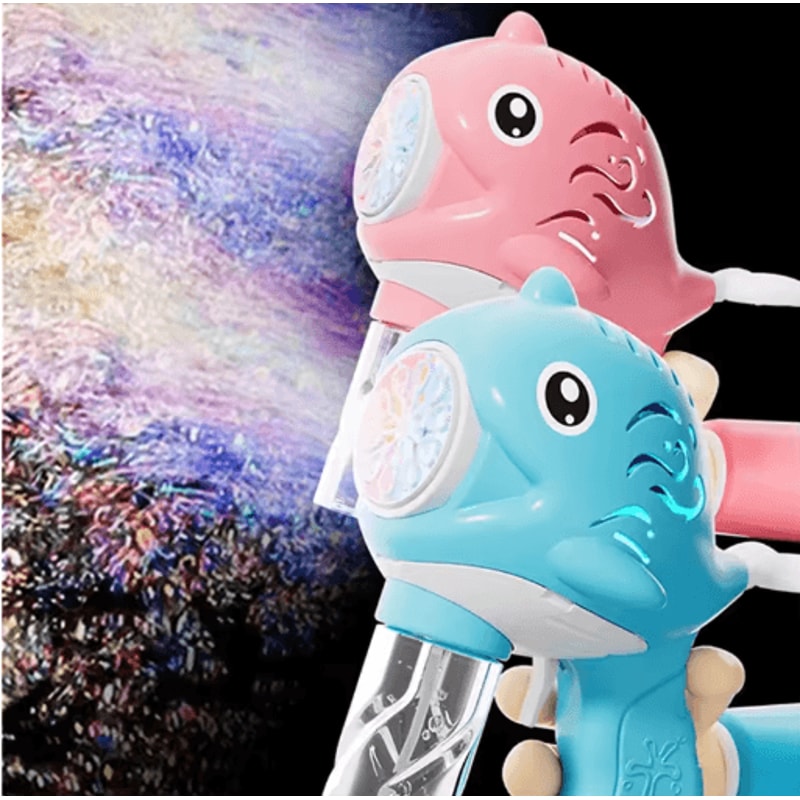 10 Hole Whale Bubble Gun For Kids Fully Automatic Outdoor Bubble Toy No Battery Required 7