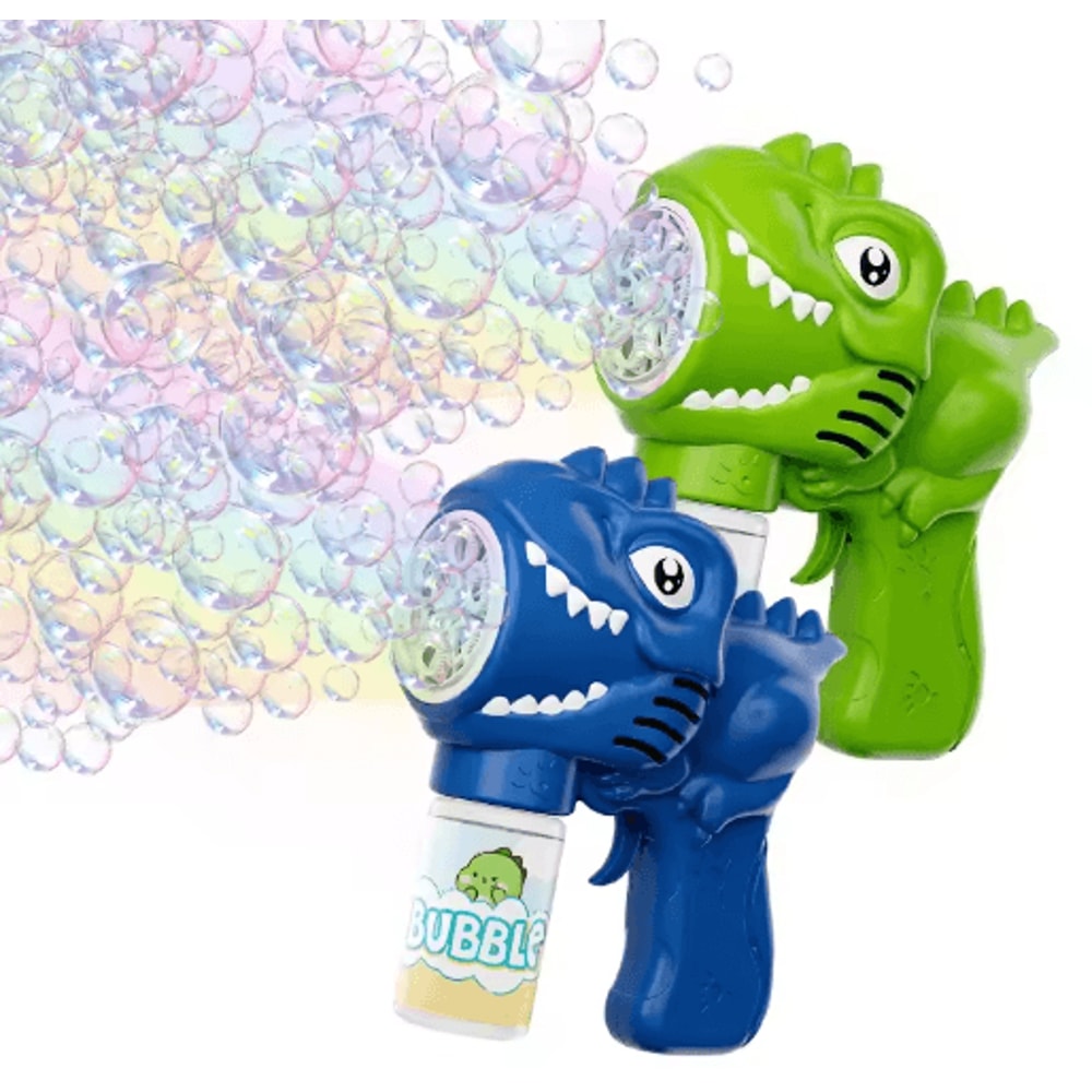 Dinosaur Bubble Gun For Kids Battery Free Outdoor Party Bubble Toy 0