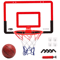 Foldable Childrens Basketball Stand Wall Mounted Indoor Outdoor Silent Shooting Hoop No Drilling Re 1