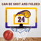 Foldable Childrens Basketball Stand Wall Mounted Indoor Outdoor Silent Shooting Hoop No Drilling Re 0