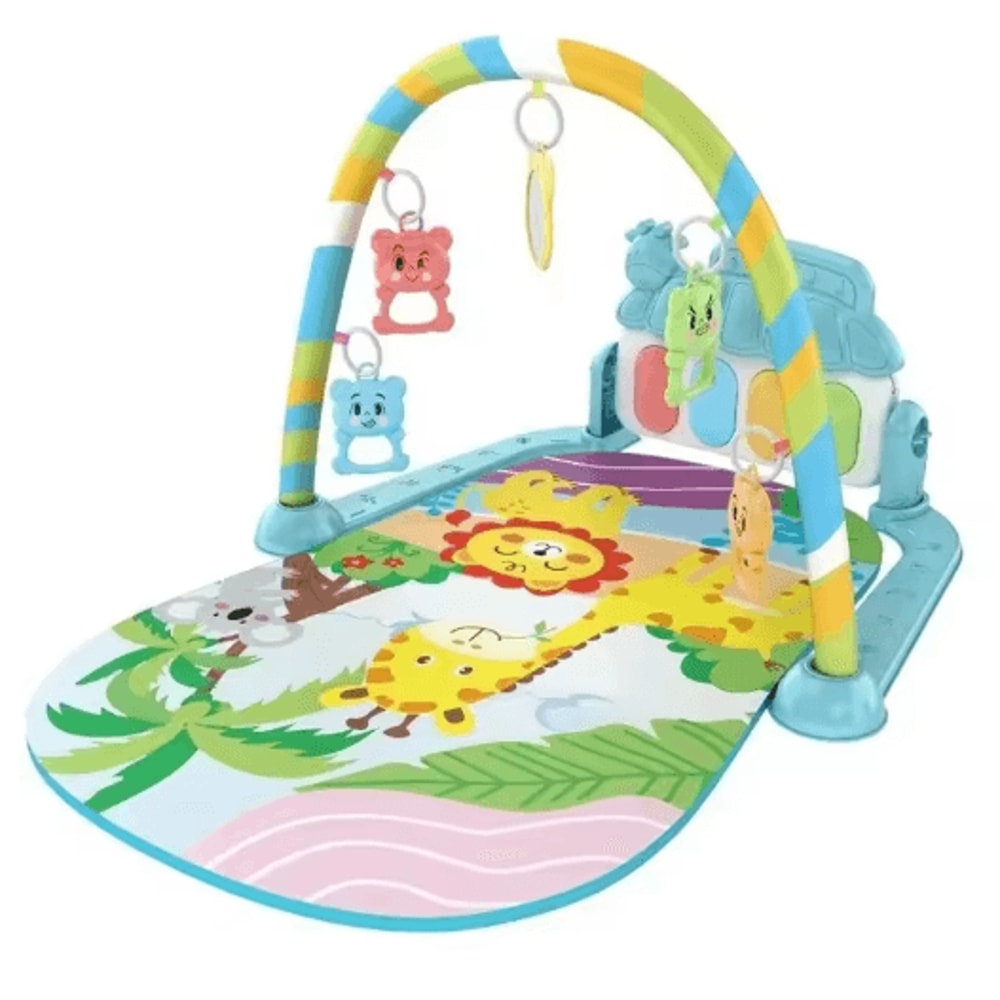 Baby Fitness Play Gym With Pedal Piano Newborn Musical Activity Stand 012 Months 1