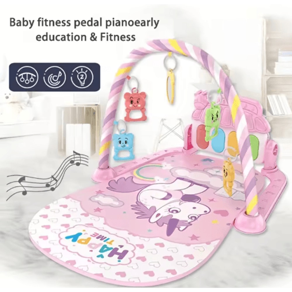 Baby Fitness Play Gym With Pedal Piano Newborn Musical Activity Stand 012 Months 10