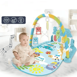baby fitness play gym with pedal piano newborn musical activity stand 0–12 months