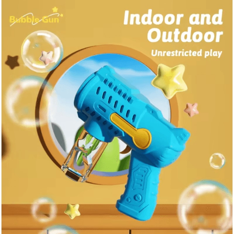 Battery Free Bubble Gun For Kids Outdoor Parent Child Bubble Play Toy 5