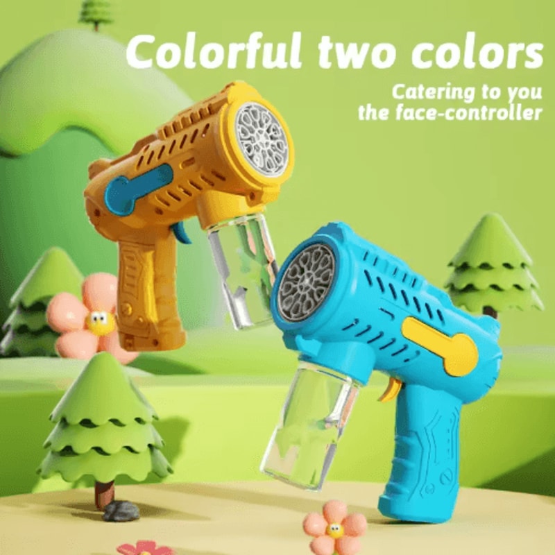 Battery Free Bubble Gun For Kids Outdoor Parent Child Bubble Play Toy 7
