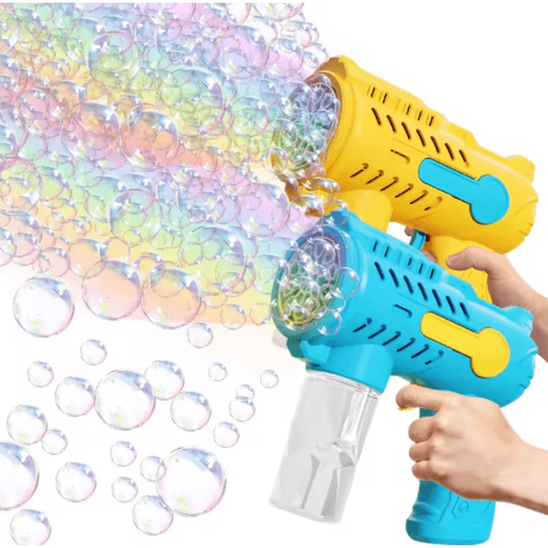 Battery Free Bubble Gun For Kids Outdoor Parent Child Bubble Play Toy 0