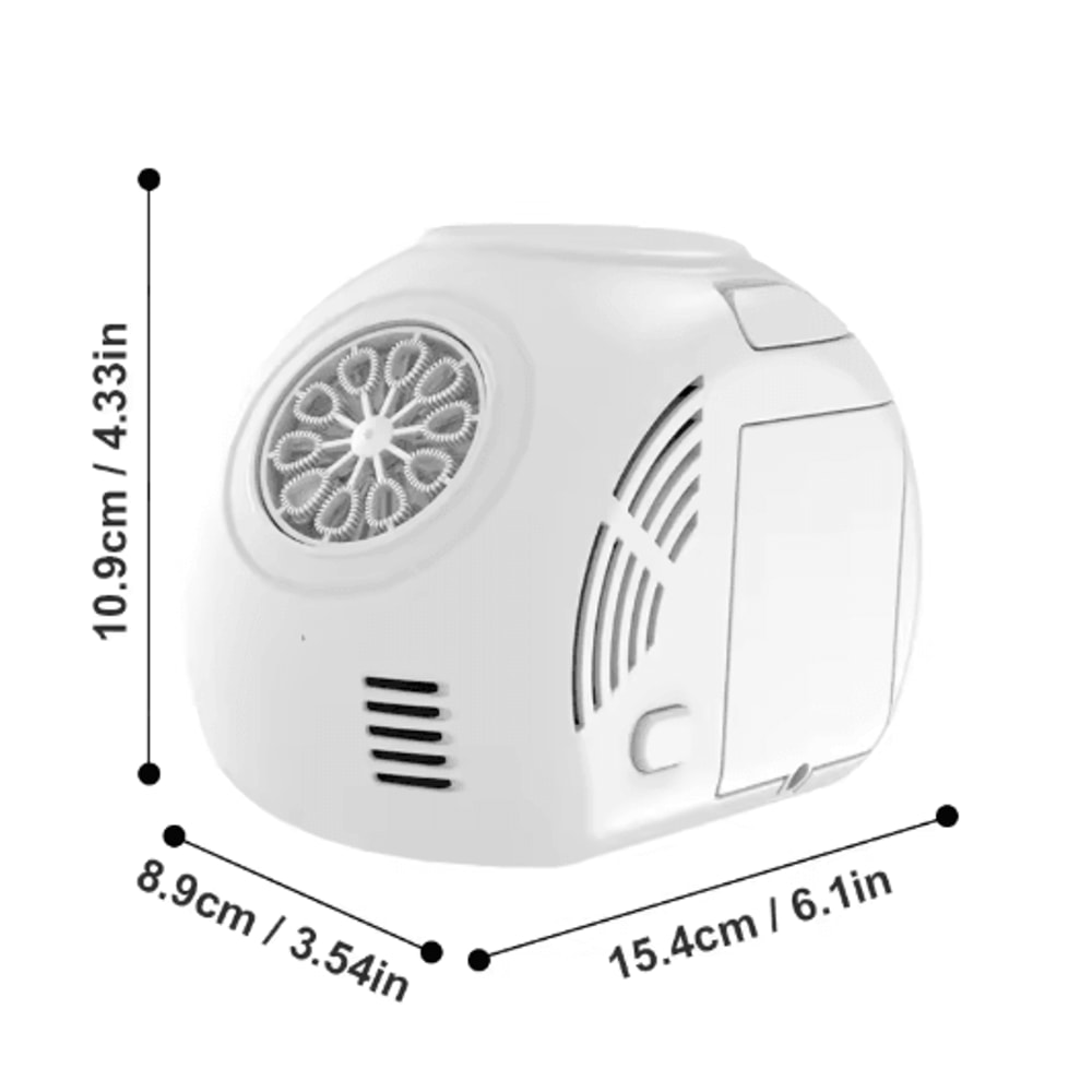 Portable Bubble Machine Toy For Kids Colorful Outdoor Bubble Maker No Battery Required 4