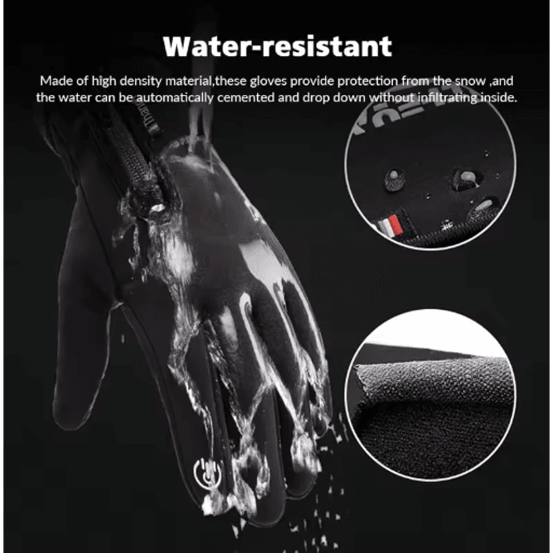 Premium Waterproof Winter Gloves Thermal Touchscreen Windproof Cold Weather Sports Gloves 6