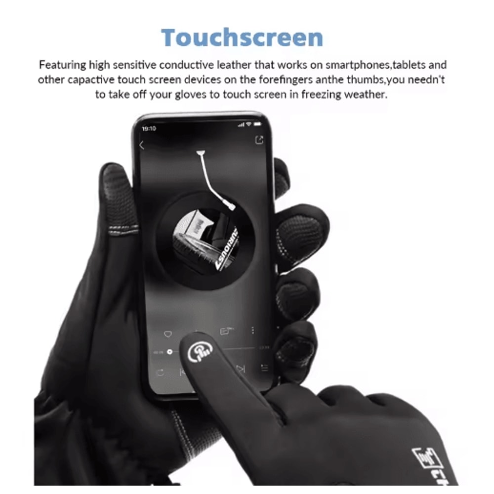 Premium Waterproof Winter Gloves Thermal Touchscreen Windproof Cold Weather Sports Gloves 7