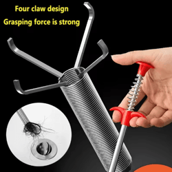 60cm flexible drain snake spring pipe dredging tool for fast sink clog removal