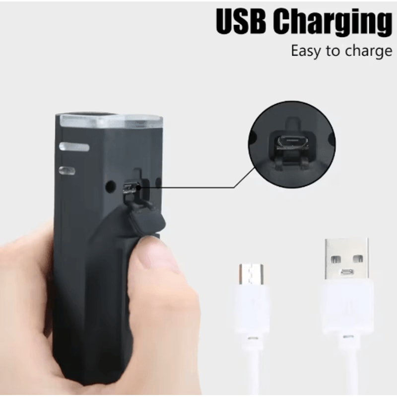 1000LM USB Rechargeable Bicycle Light Set High Brightness LED Front Headlight Rear Safety Lamp 1