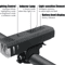 1000LM USB Rechargeable Bicycle Light Set High Brightness LED Front Headlight Rear Safety Lamp 2