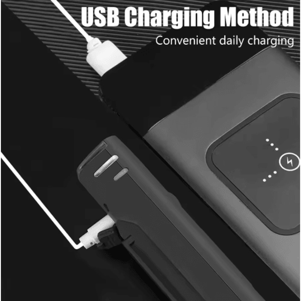 1000LM USB Rechargeable Bicycle Light Set High Brightness LED Front Headlight Rear Safety Lamp 3