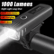 1000LM USB Rechargeable Bicycle Light Set High Brightness LED Front Headlight Rear Safety Lamp 0