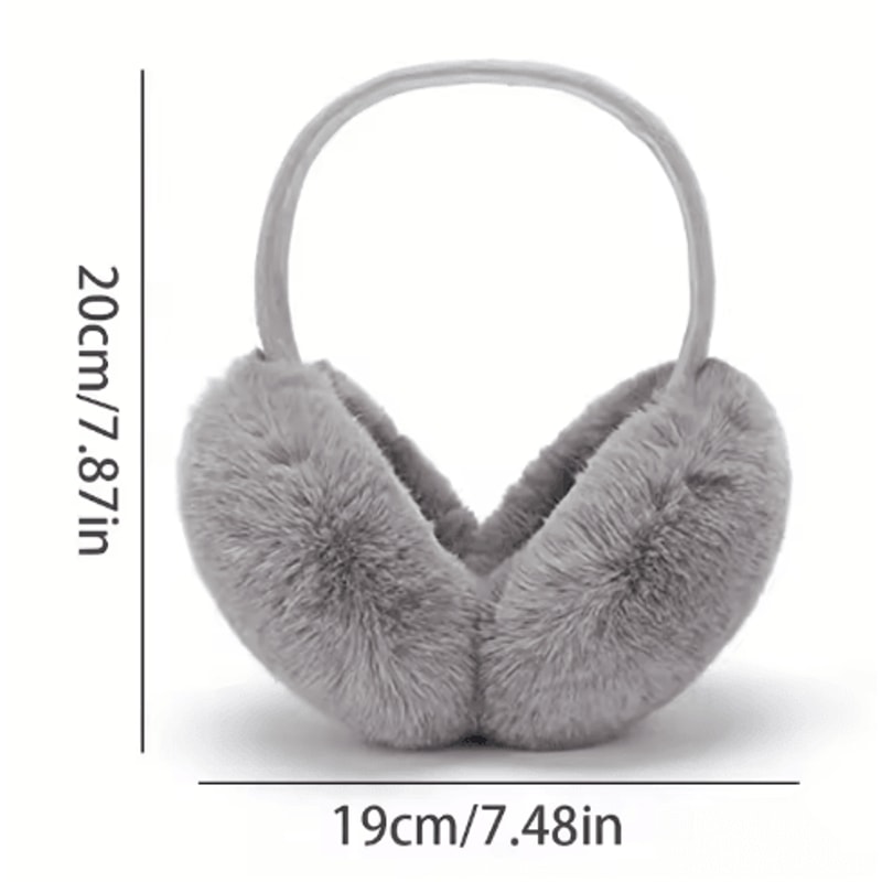 Plush Winter Earmuffs Soft Ear Warmers For Men Women With Cold Weather Protection 8