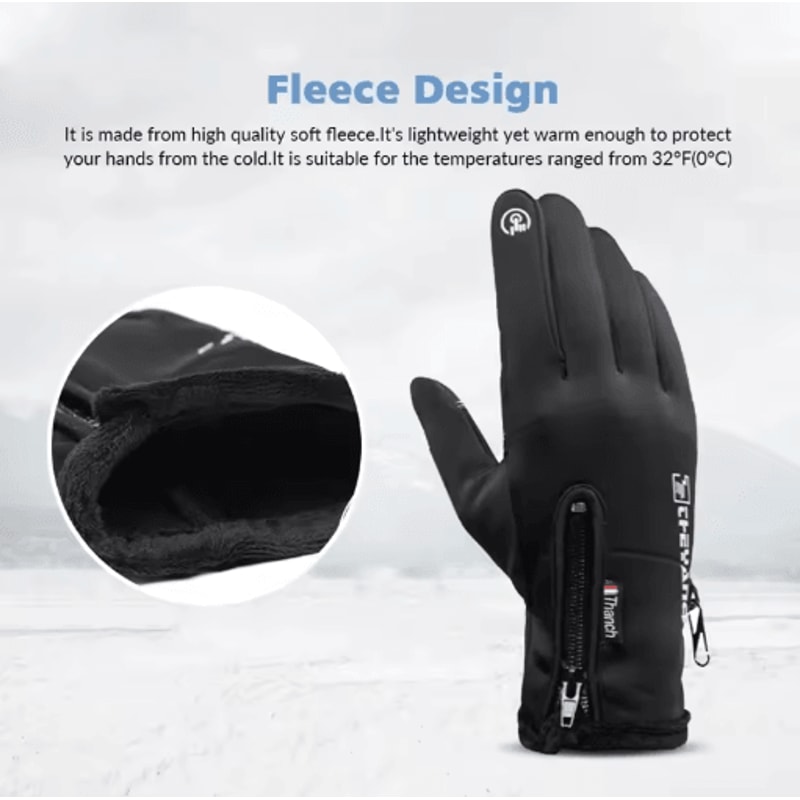 Extreme Cold Winter Gloves 40 C Waterproof Thermal Touchscreen Gloves For Outdoor Sports 3
