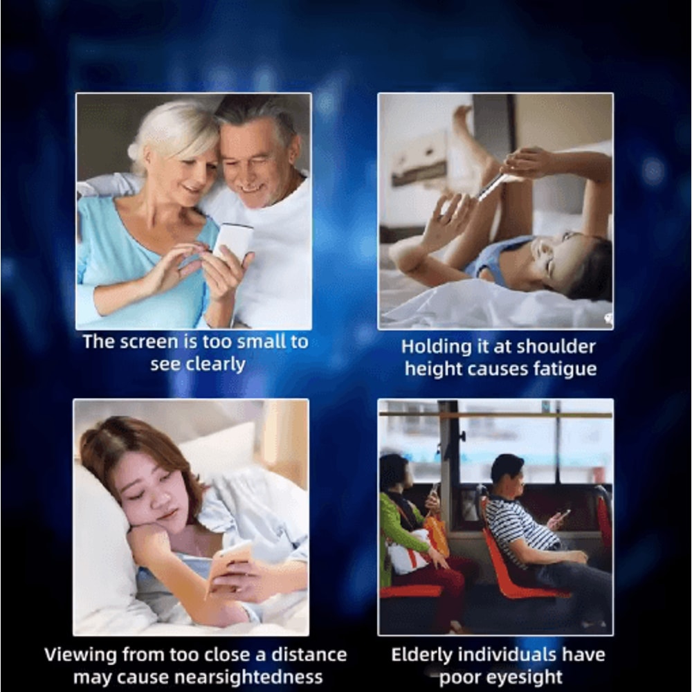 10 12 Inch Ultra HD Mobile Phone Screen Magnifier Full Screen Phone Magnification For Easy Viewing 5