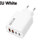 120W 4 Port USB C Fast Charger PD Quick Charge 30 Power Adapter For Phones Tablets 9