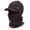 Thick Zipper Knitted Winter Hat Collar Set Cold Resistant Beanie For Men Women 1