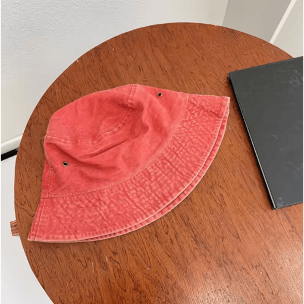 Retro Washed Fisherman Hat Vintage Breathable Bucket Hat For Couples Spring Summer 2