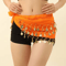 Chiffon Belly Dance Hip Scarf With Coins Professional Wrap Skirt For Yoga Costumes 5