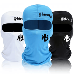 letter print balaclava face mask windproof and sun protection cycling hat unisex