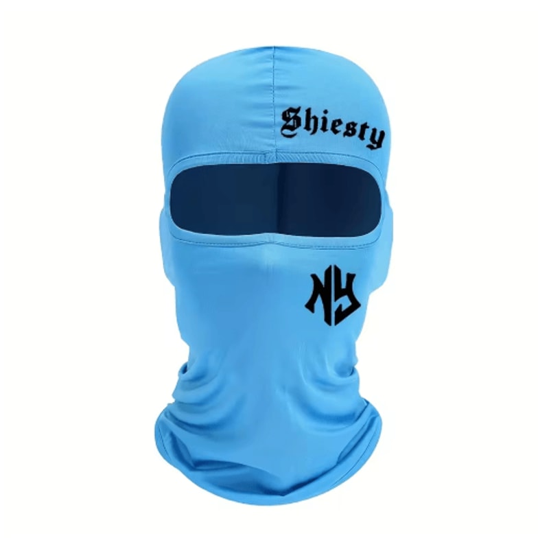 Letter Print Balaclava Face Mask Windproof And Sun Protection Cycling Hat Unisex 4
