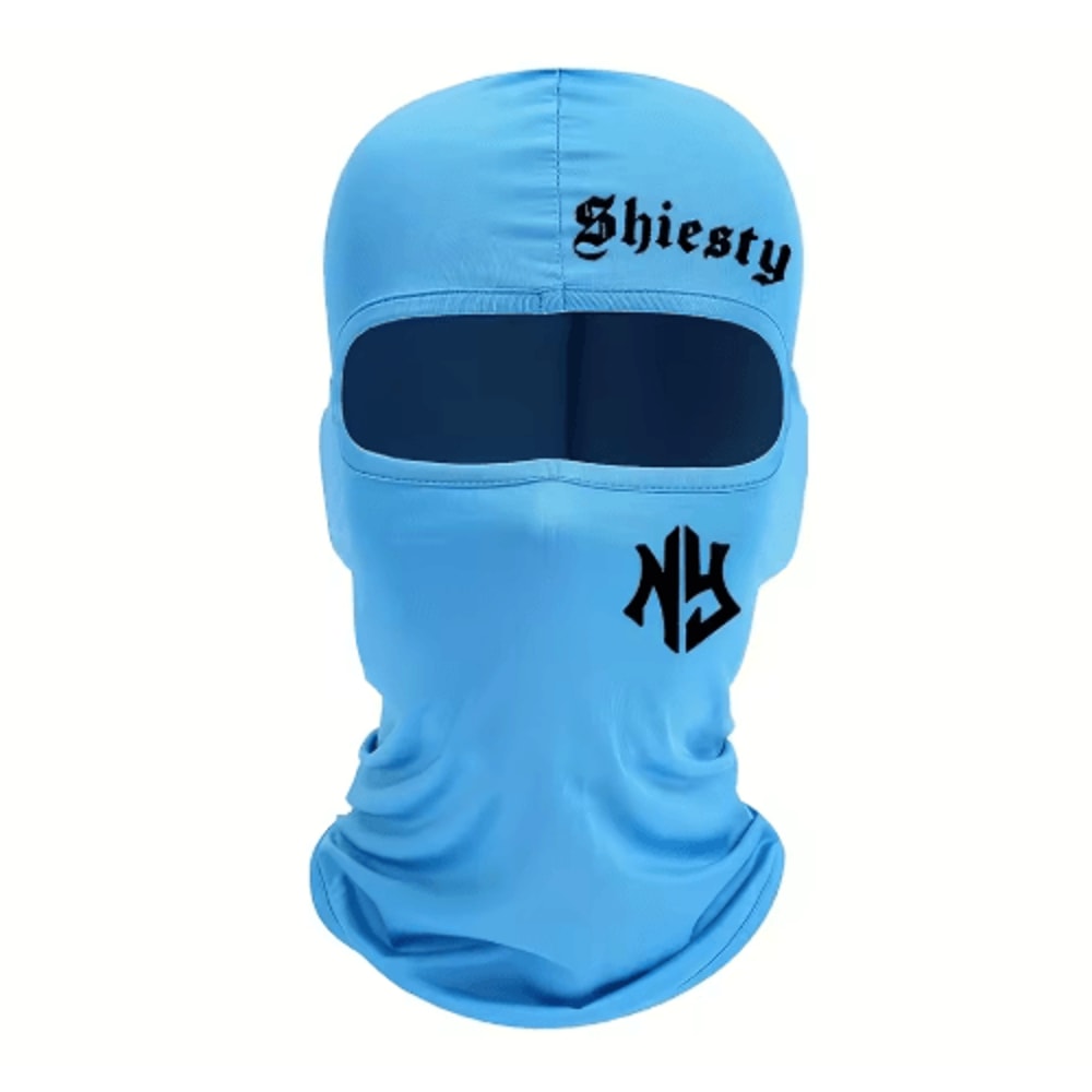 Letter Print Balaclava Face Mask Windproof And Sun Protection Cycling Hat Unisex 8