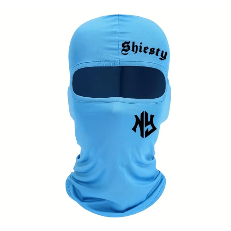 Letter Print Balaclava Face Mask Windproof And Sun Protection Cycling Hat Unisex 8