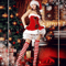 Mrs Santa Claus Sexy Costume Set For Women 3 Piece Christmas Party Cosplay Accessories 0