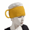 3D Beer Cup Knitted Wool Hat Unisex Windproof Winter Beanie For Outdoor Warmth 2