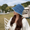 2024 Spring Summer Fisherman Hat Casual UV Protection Sun Hat For Travel 5