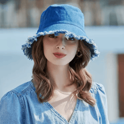2024 spring summer fisherman hat casual uv protection sun hat for travel