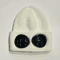 Winter Windproof Knitted Beanie With Glasses Unisex Warm Skull Cap For Outdoor Cold Protection 5