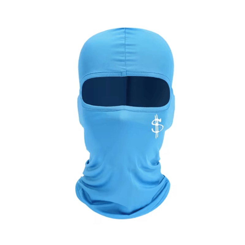 Unisex Dollar Logo Ski Hat And Face Mask Windproof Cycling Hood For Outdoor Sports 5