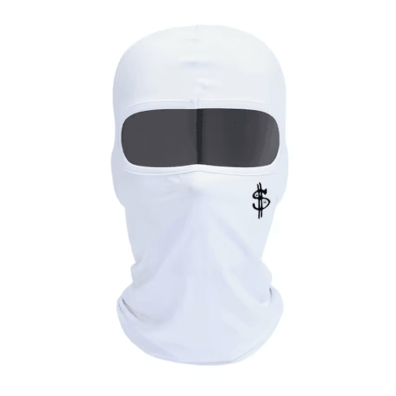 Unisex Dollar Logo Ski Hat And Face Mask Windproof Cycling Hood For Outdoor Sports 9