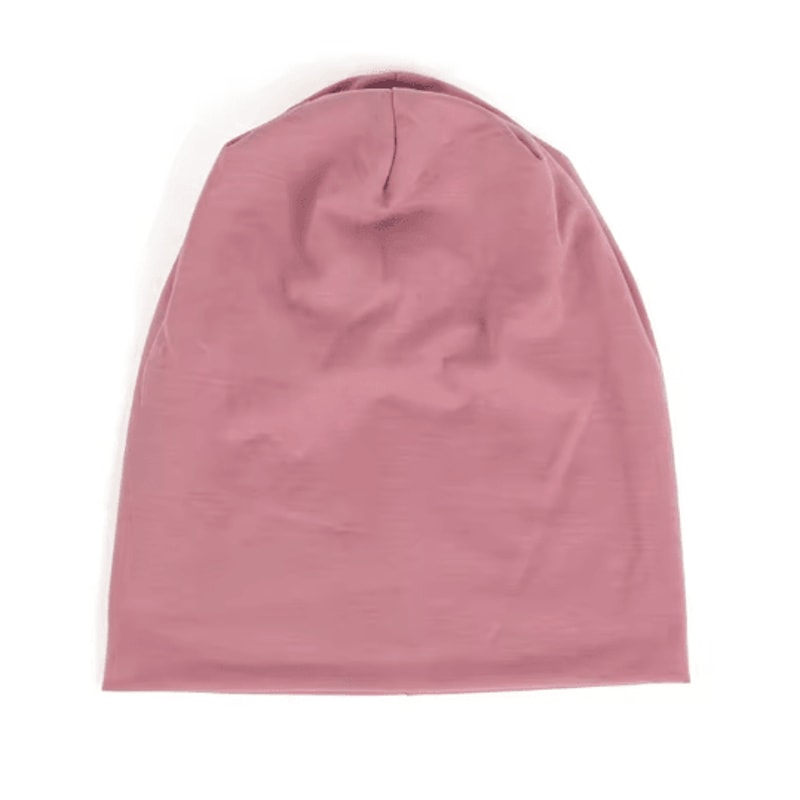 Double Layer Brimless Knit Beanie Casual Skull Cap Hat For Men And Women Autumn Winter 3