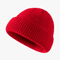 Solid Color Dome Knitted Hat Versatile Melon Leather Style Winter Beanie For Men And Women 6