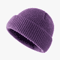Solid Color Dome Knitted Hat Versatile Melon Leather Style Winter Beanie For Men And Women 9