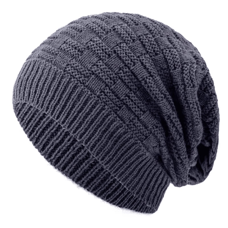 Unisex Slouchy Winter Beanie Long Knitted Hat For Men And Women 2