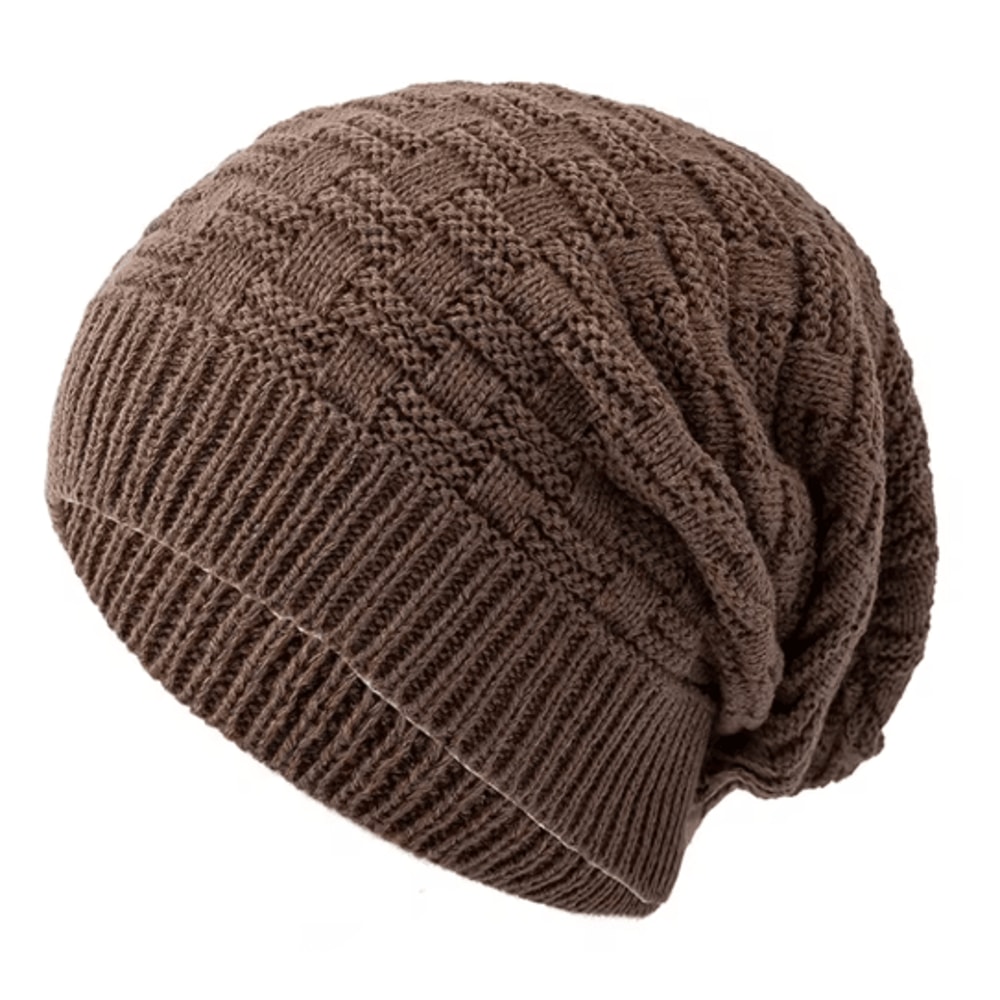 Unisex Slouchy Winter Beanie Long Knitted Hat For Men And Women 4