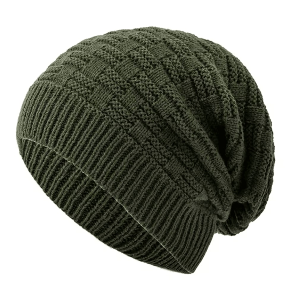 Unisex Slouchy Winter Beanie Long Knitted Hat For Men And Women 9