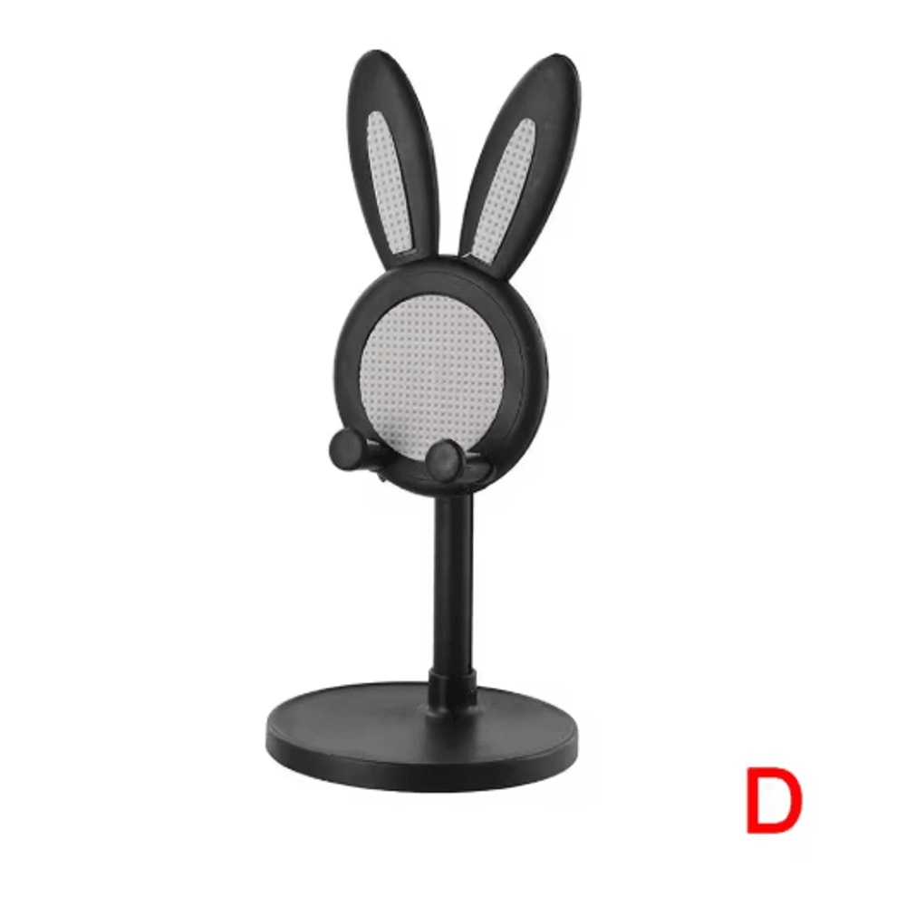 Cute Bunny Phone Stand Adjustable Rabbit Desk Holder For Phones And Tablets 1