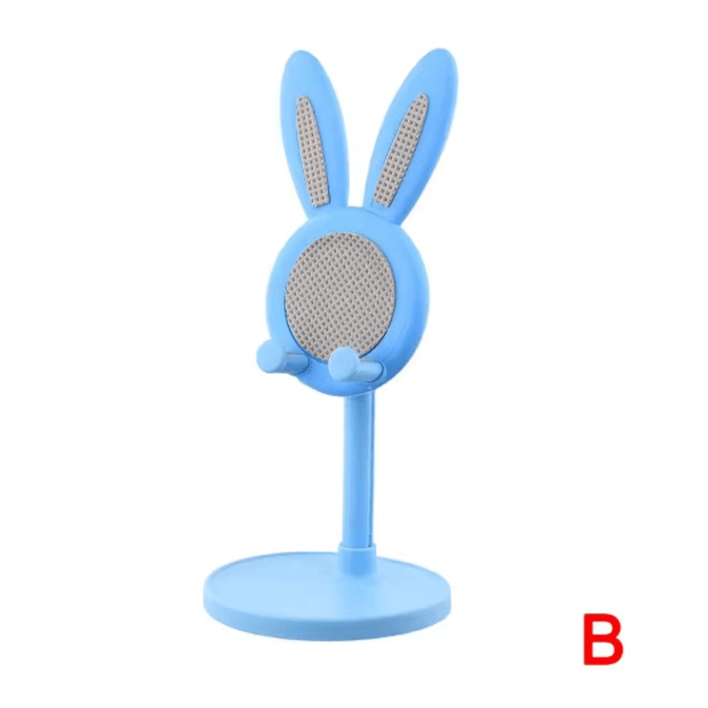 Cute Bunny Phone Stand Adjustable Rabbit Desk Holder For Phones And Tablets 2